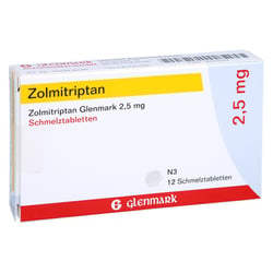 Zolmitriptan Glenmark 2,5 mg