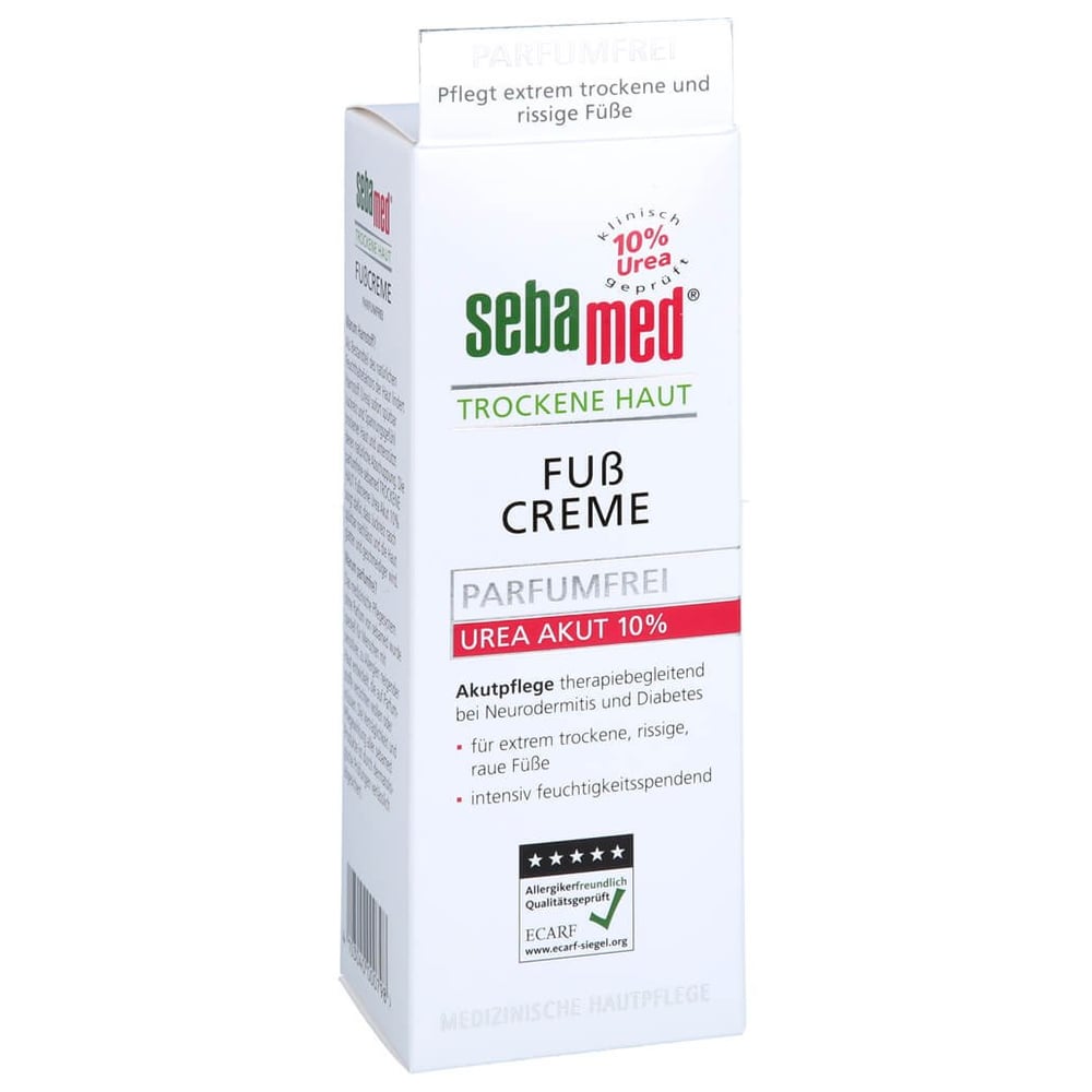 Sebamed Trockene Haut Fußcreme Urea akut 10% parfümfrei