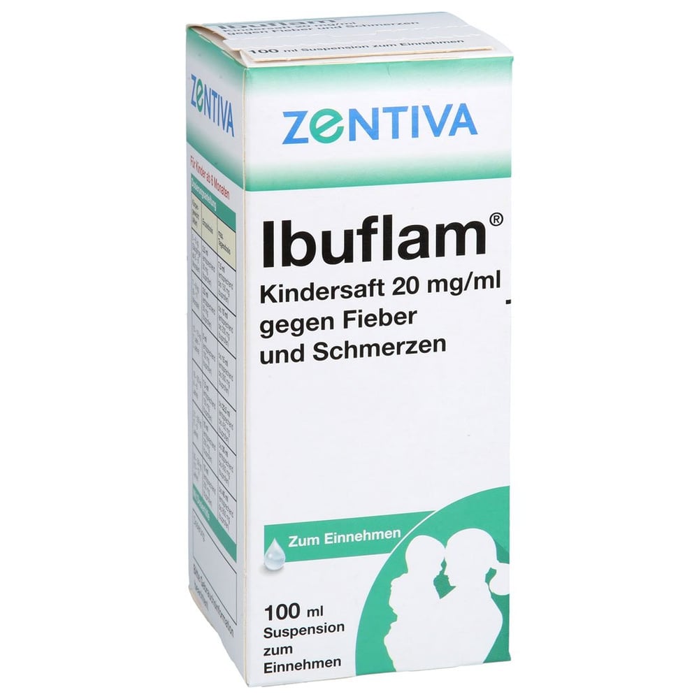 Ibuflam Kindersaft 20 mg/ml gegen Fieber und Schmerzen