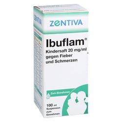 Ibuflam Kindersaft 20 mg/ml gegen Fieber und Schmerzen