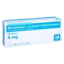Montelukast - 1 A Pharma 4 mg Kautabletten