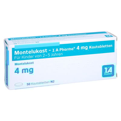 Montelukast - 1 A Pharma 4 mg Kautabletten