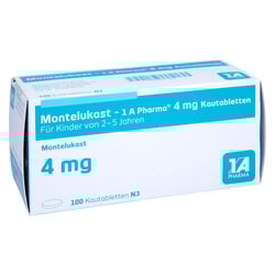 Montelukast - 1 A Pharma 4 mg Kautabletten