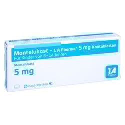 Montelukast - 1 A Pharma 5 mg Kautabletten