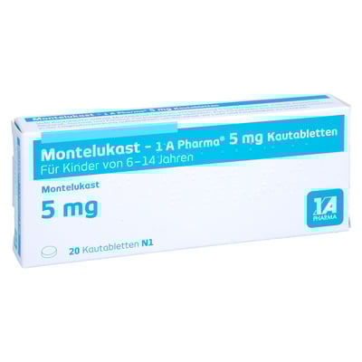 Montelukast - 1 A Pharma 5 mg Kautabletten