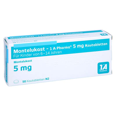 Montelukast-1A Pharma 5 mg Produktbild 1