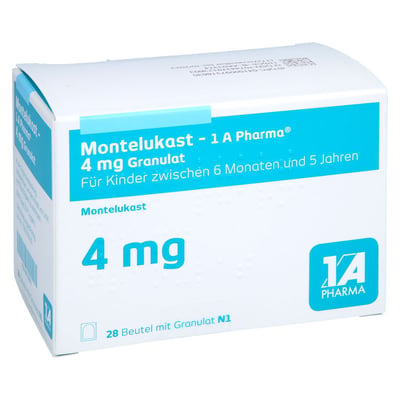 Montelukast - 1 A Pharma 4 mg Granulat