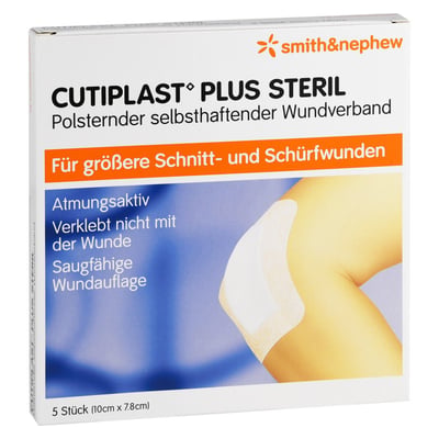 Cutiplast 10x7,8 cm plus steril Produktbild 1