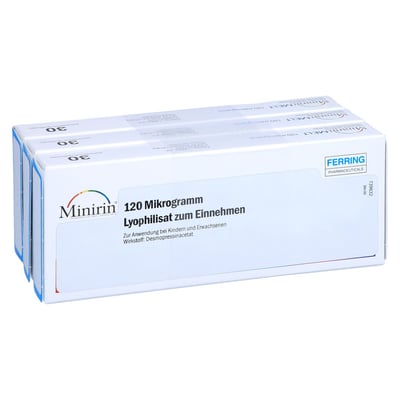 Minirin 120ug Lyophilisat z.Einnehm.Schmelztabl.