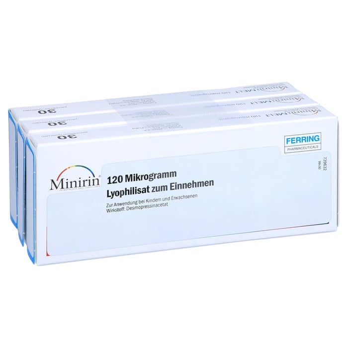Minirin 120ug Lyophilisat z.Einnehm.Schmelztabl.