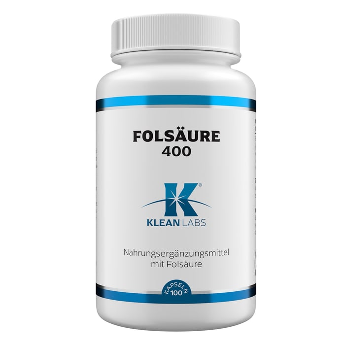 Folsäure 400 ug KLEAN LABS Kapseln