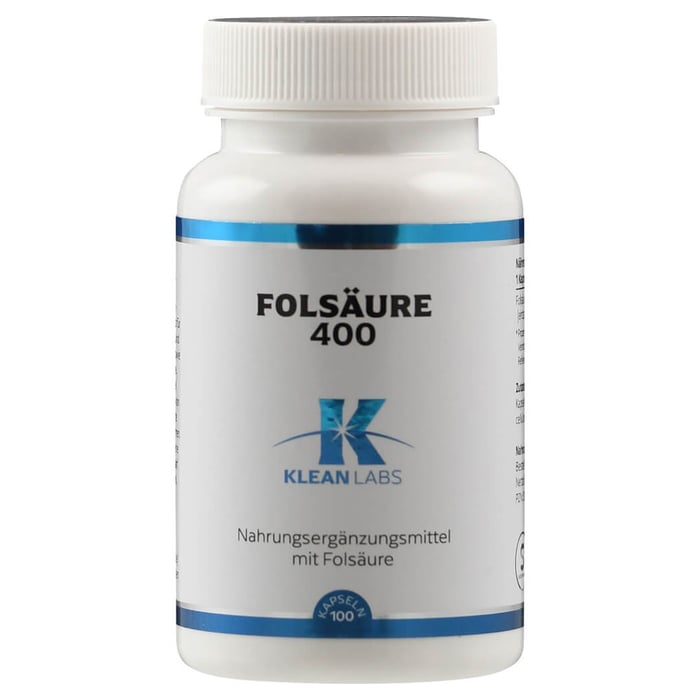 Folsäure 400 ug KLEAN LABS Kapseln