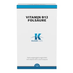 Vitamin B12+Folsäure Klean Labs Kapseln