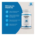 Vitamin D 400 I.e. Klean Labs Kapseln