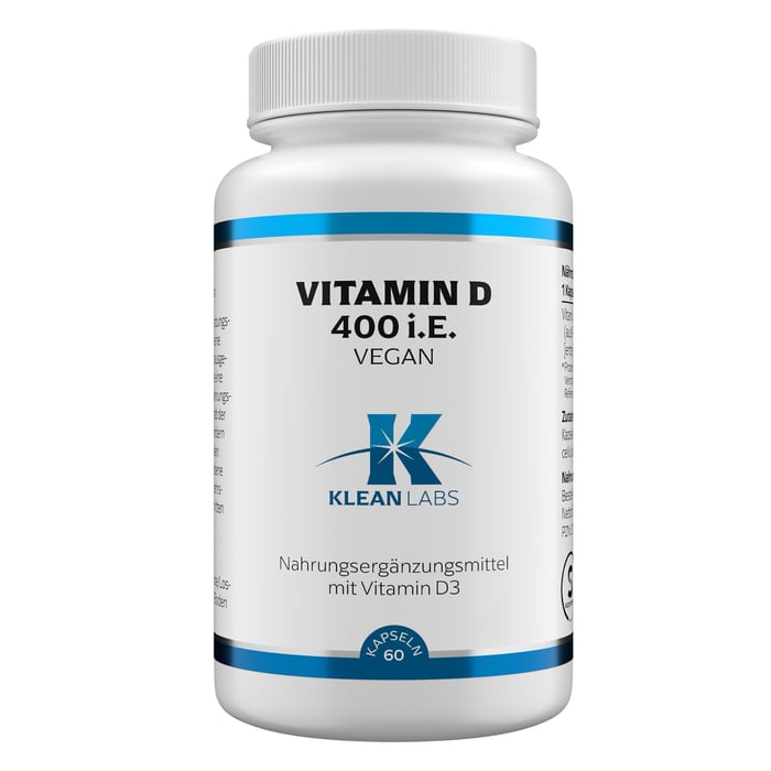 Vitamin D 400 I.e. Klean Labs Kapseln