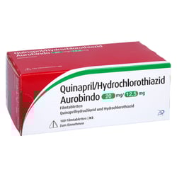 Quinapril HCT Aurobindo 20/12.5mg Filmtabl.