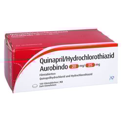 Quinapril HCT Aurobindo 20/25mg Filmtabl.