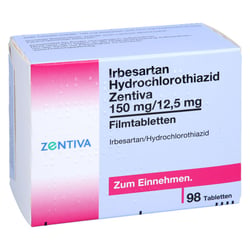 Irbesartan Hydrochlorothiazid Zentiva 150 mg/12,5 mg