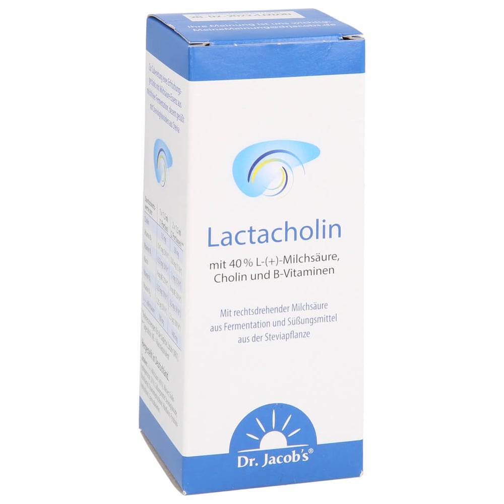 Dr. Jacob's LactaCholin Milchsäure Vitamin-B-Komplex Cholin