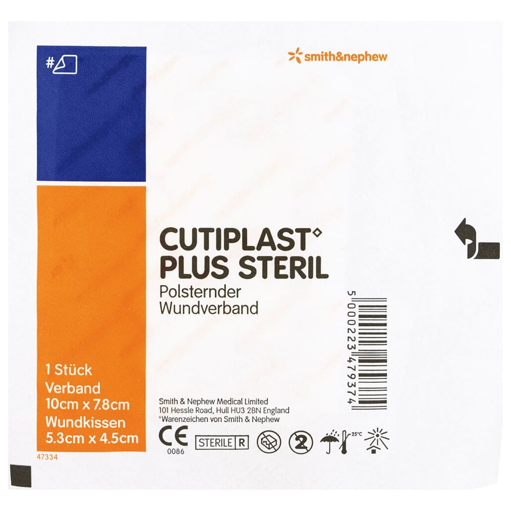 Cutiplast 10x7.8cm plus steril