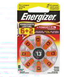 Energizer Hörgerätebatterie 13 (6+2)