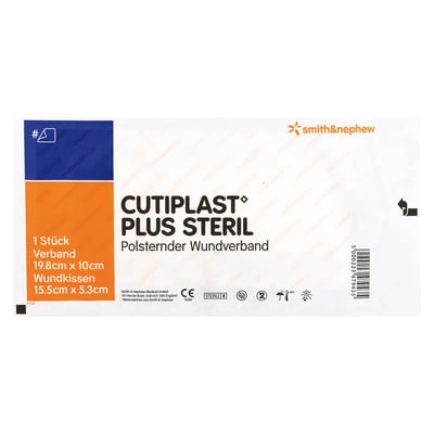 Cutiplast 10x19,8 cm plus steril Produktbild 1