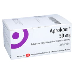 Aprokam 50 mg Pulver zur Herstellung e. Injektion Lösung