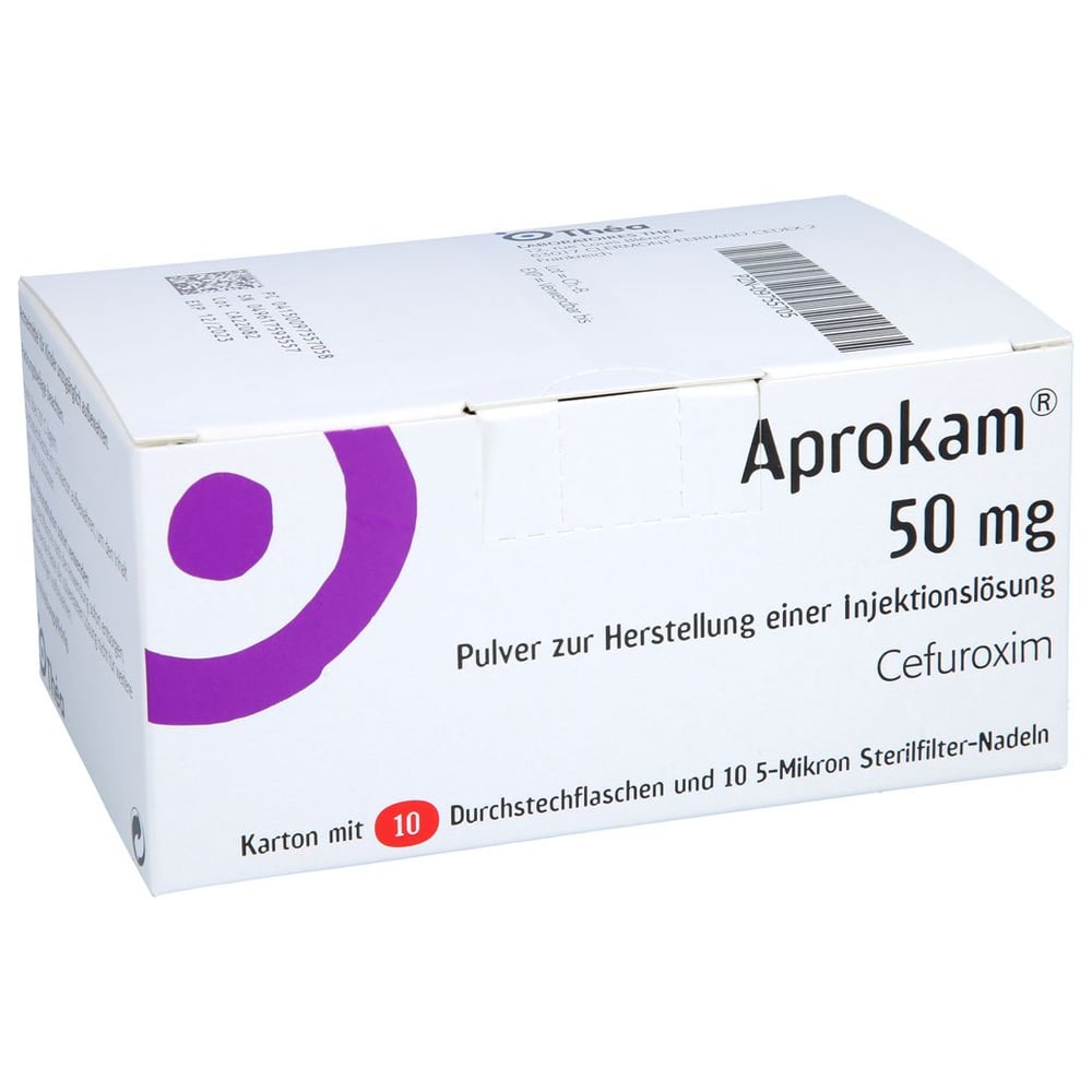 Aprokam 50mg Pulver zur Herstellung e.Inj.Lösung