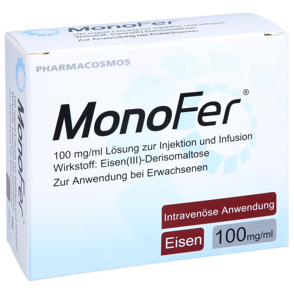 Monofer 100 mg/ml Lösung zur Injektion/Infusion