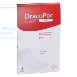 Dracopor Wundverband 8x15 cm steril