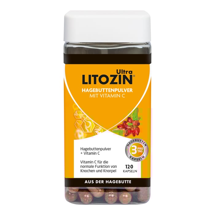 Litozin Ultra Hagebuttenpulver + Vitamin C