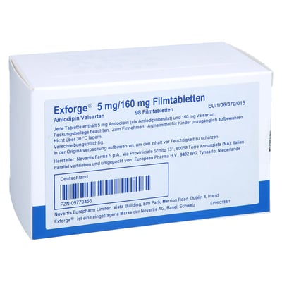 Exforge 5 mg/160 mg