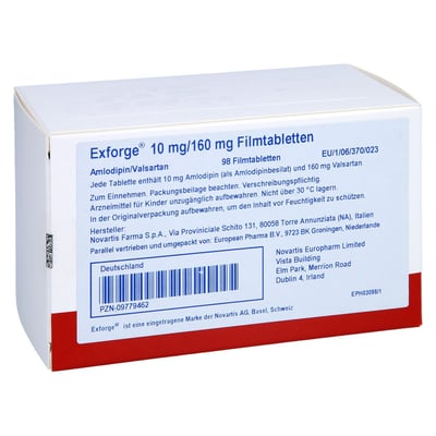 Exforge 10 mg/160 mg