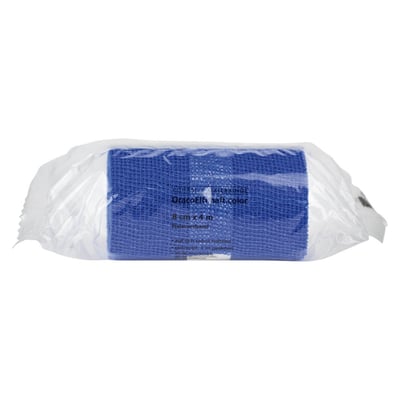 Dracoelfi haft color elastisch Fixierbinde 8 cmx4 m blau Produktbild 1