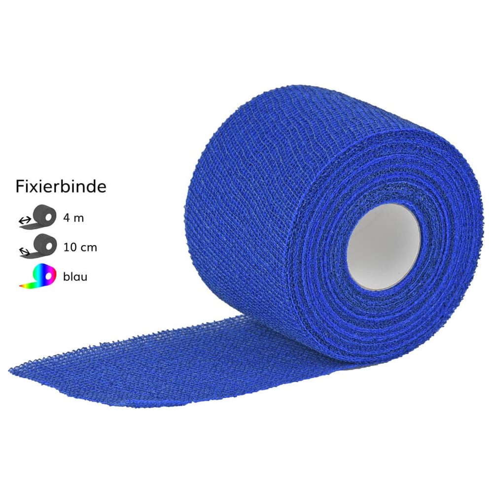 Dracoelfi haft color elast.Fixierb.10 cmx4 m blau