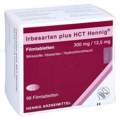 Irbesartan plus HCT Hennig 300 mg/12,5 mg