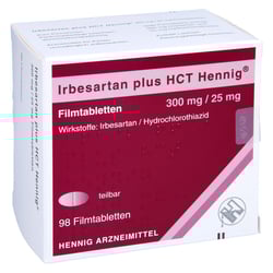 Irbesartan plus HCT Hennig 300 mg/25 mg