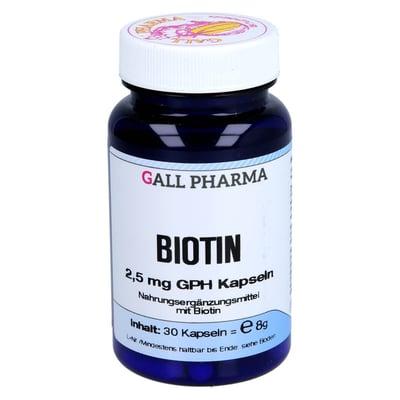Biotin 2,5 mg Gph Kapseln Produktbild 1
