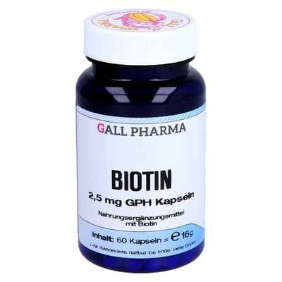 Biotin 2,5 mg Gph Kapseln Produktbild 1