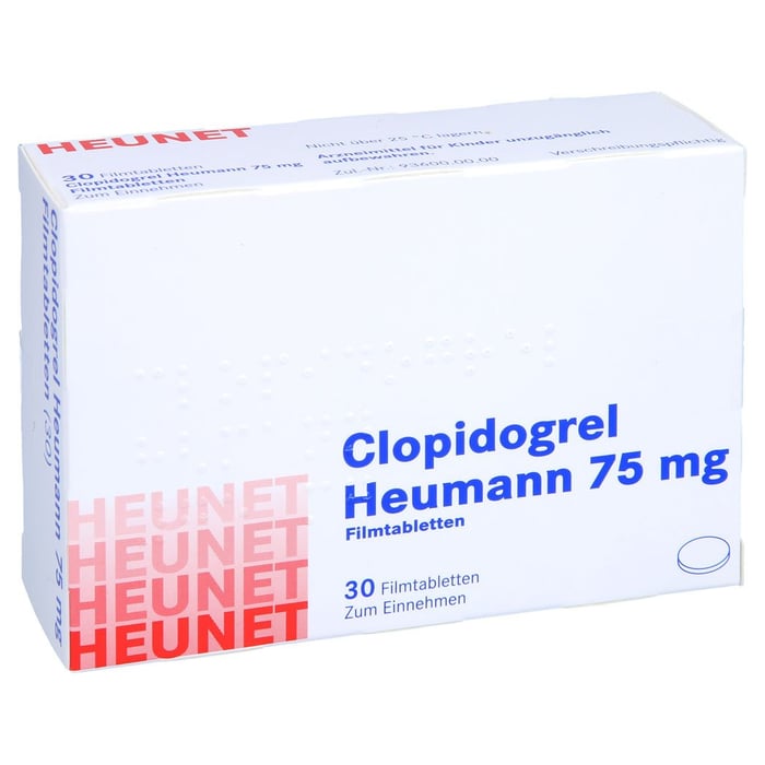 Clopidogrel Heumann 75mg Heunet