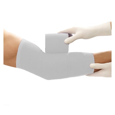 Mollelast haft latexfrei weiß 8 cm x 20m gedehnt Produktbild 1