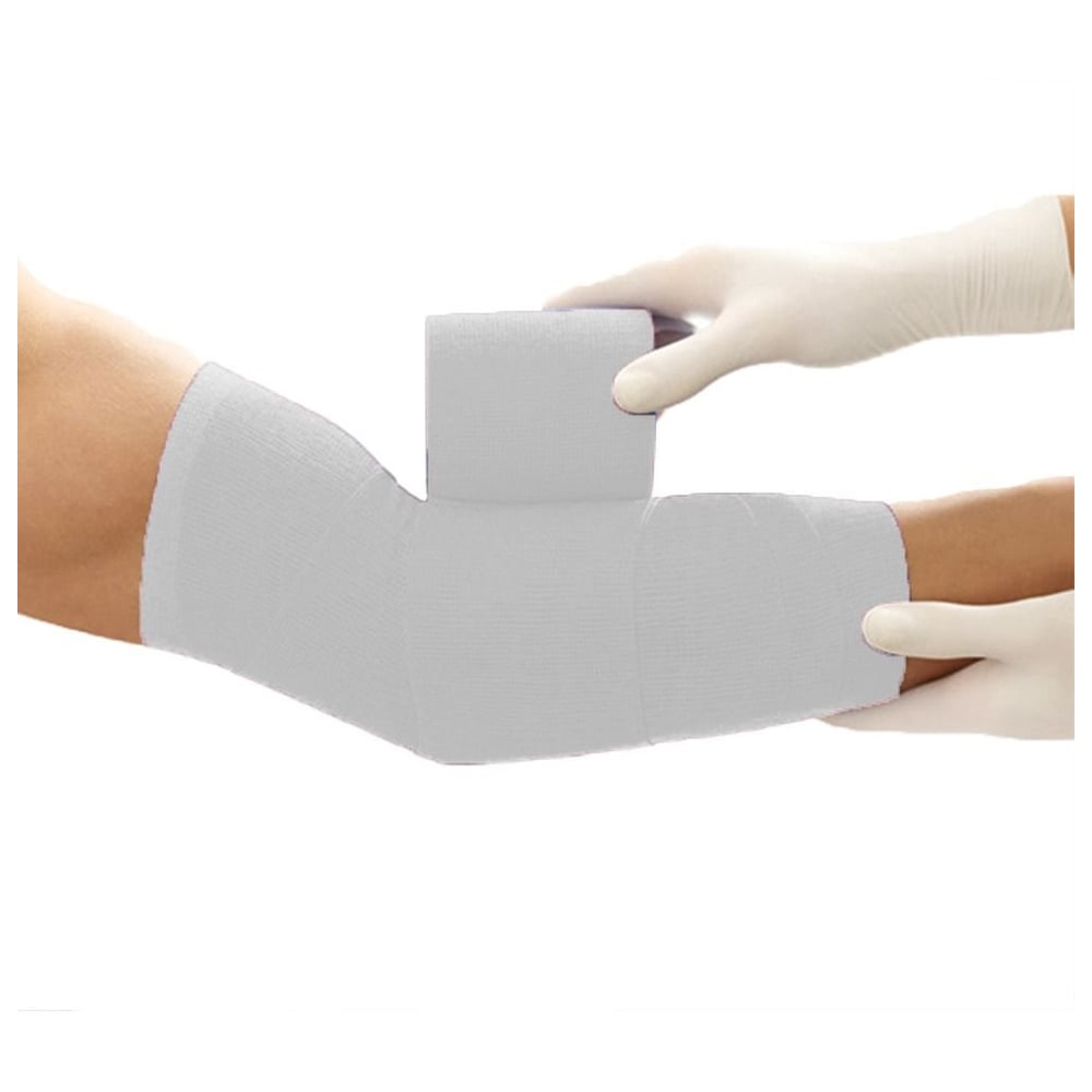 Mollelast haft latexfrei weiß 8cm x 20m gedehnt