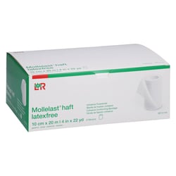 Mollelast haft latexfrei weiß 10 cm x 20m gedehnt