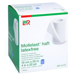 Mollelast haft Binden latexfrei 10 cmx20 m blau