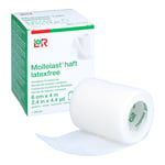 Mollelast haft latexfrei weiß 6 cm x 4m gedehnt Produktbild 2