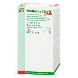 Mollelast haft Binden latexfrei 10 cmx4 m weiß