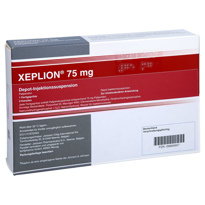 Xeplion 75mg Depot-Injektionssuspension