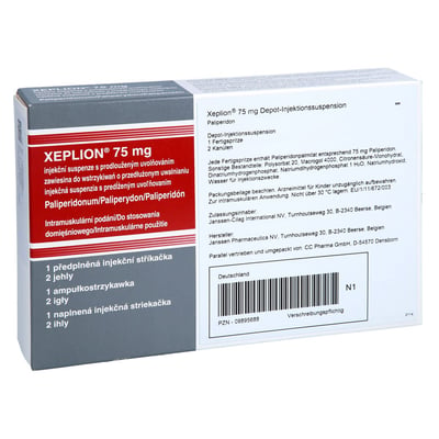 Xeplion 75 mg Depot-Injektionssuspension Produktbild 1