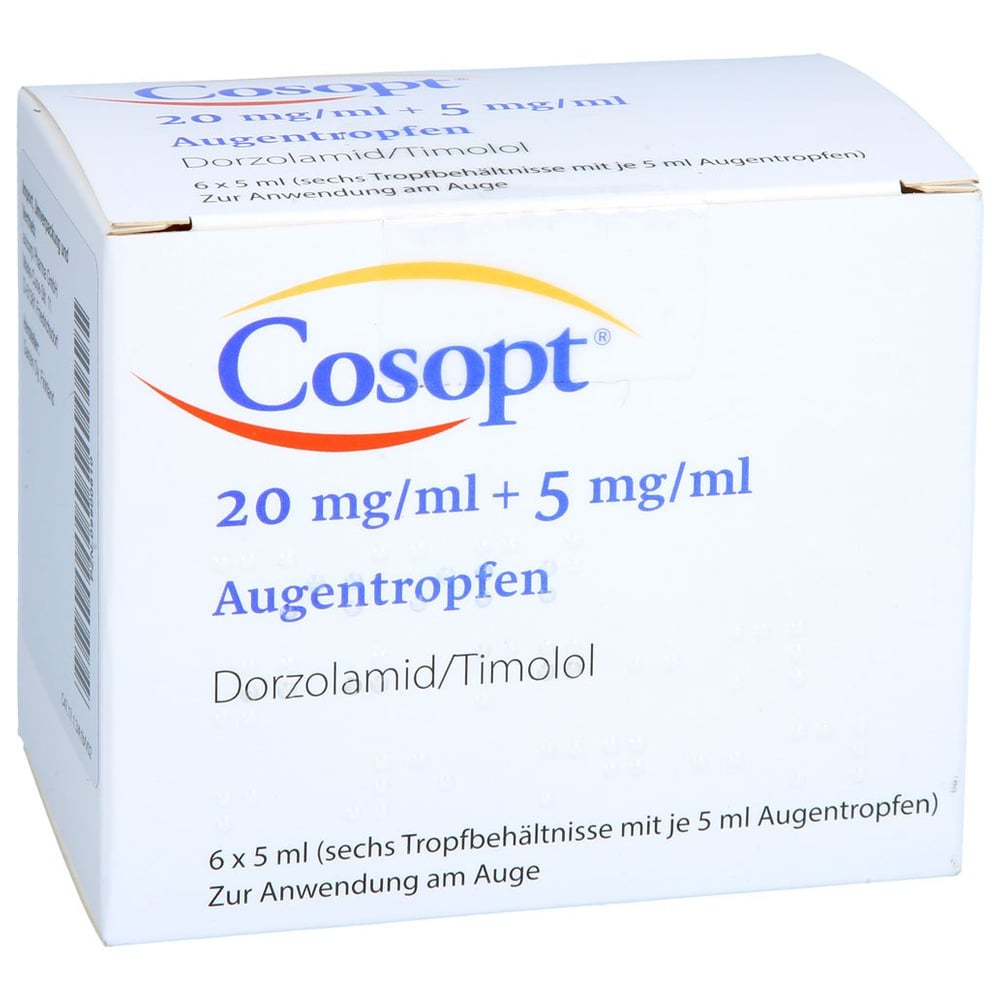Cosopt 20mg/ml+5mg/ml