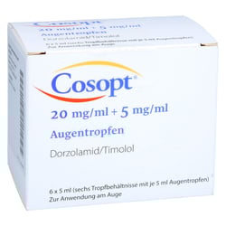 Cosopt 20mg/ml+5mg/ml
